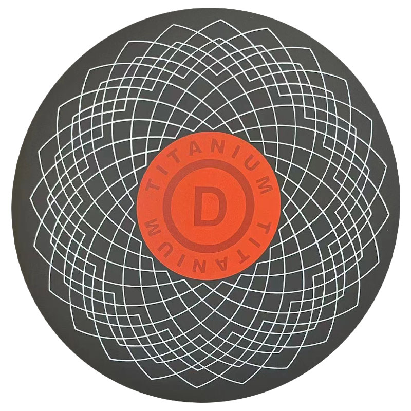 Aluminum-coated circle